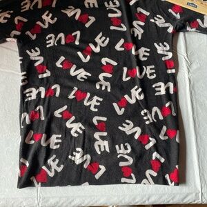 Moschino Black and White Graphic Sweater